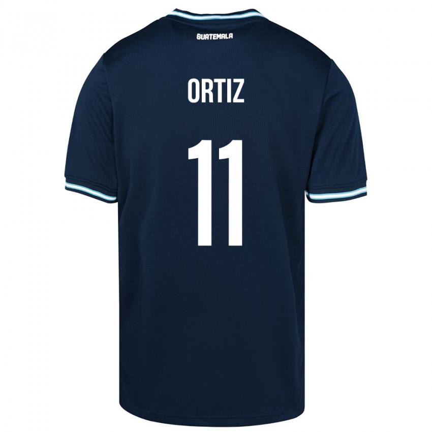 Børn Guatemala Andersson Ortiz #11 Blå Udebane Spillertrøjer 24-26 Trøje T-Shirt