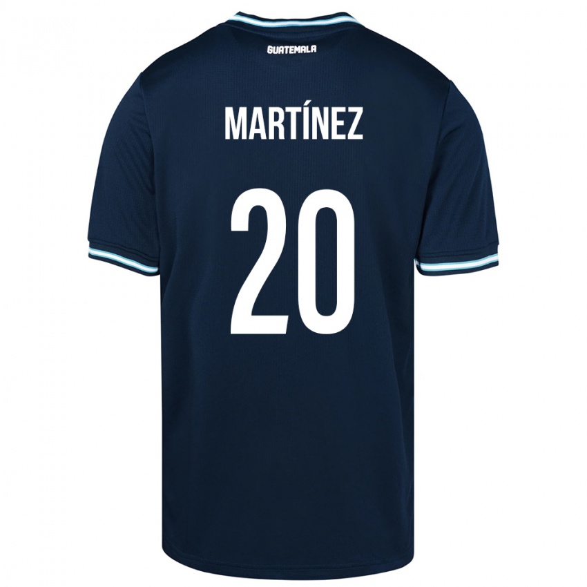 Børn Guatemala Ana Lucía Martínez #20 Blå Udebane Spillertrøjer 24-26 Trøje T-Shirt