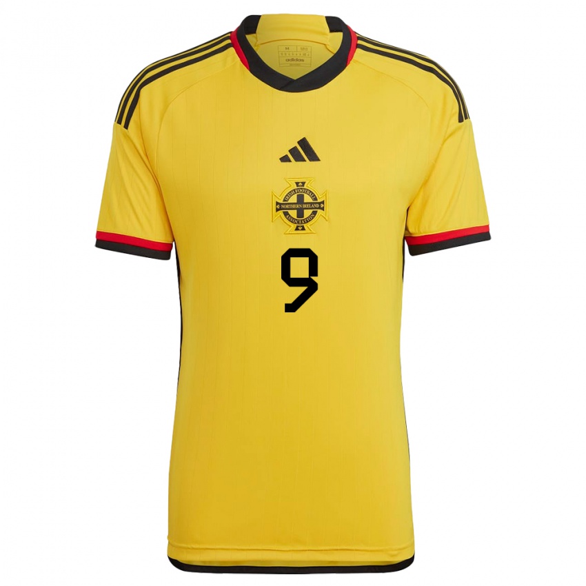 Børn Nordirland Conor Washington #9 Hvid Udebane Spillertrøjer 24-26 Trøje T-Shirt