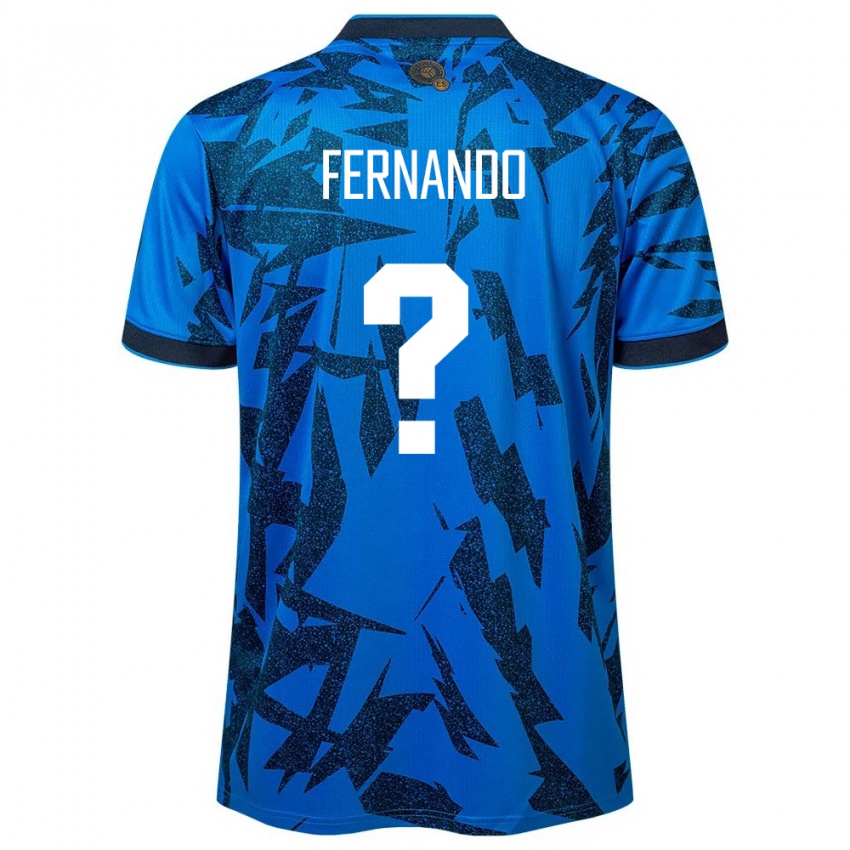 Mænd El Salvador Fernando Sánchez #0 Blå Hjemmebane Spillertrøjer 24-26 Trøje T-Shirt