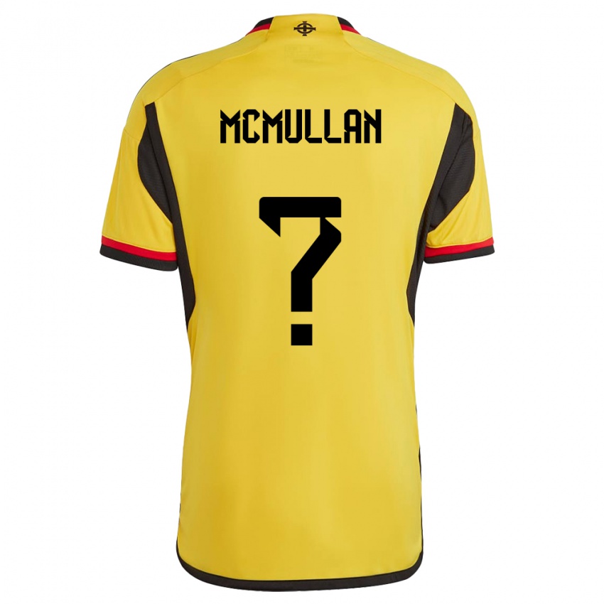 Mænd Nordirland Stephen Mcmullan #0 Hvid Udebane Spillertrøjer 24-26 Trøje T-Shirt