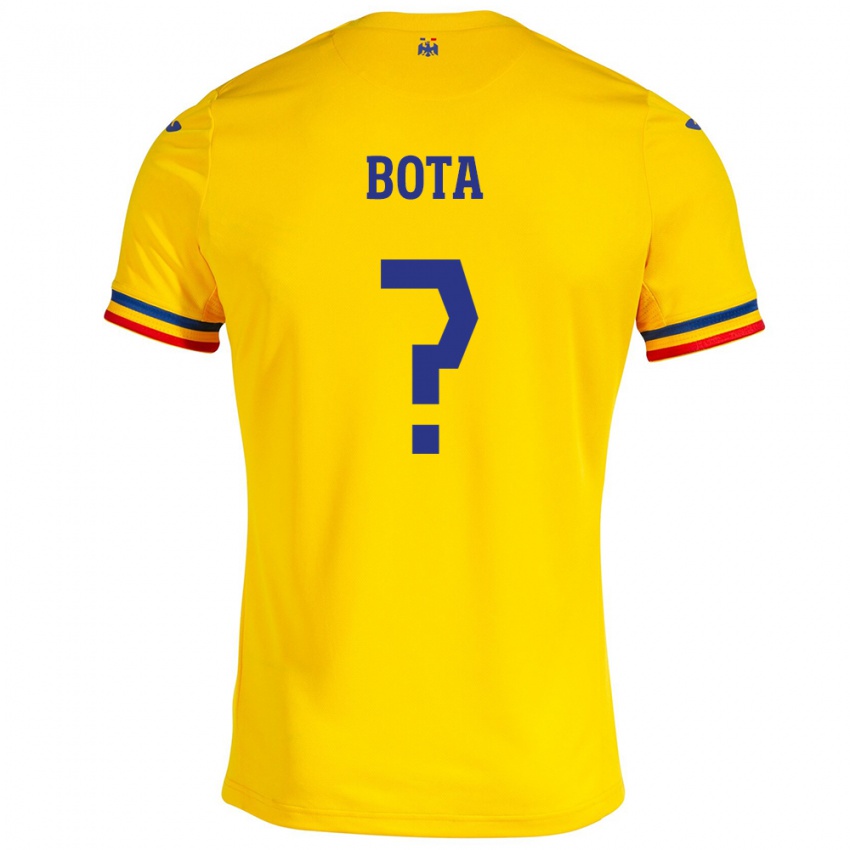 Kvinder Rumænien Alexandru Bota #0 Gul Hjemmebane Spillertrøjer 24-26 Trøje T-Shirt
