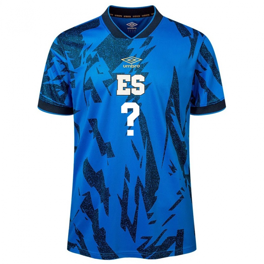 Kvinder El Salvador Marcos Casillas #0 Blå Hjemmebane Spillertrøjer 24-26 Trøje T-Shirt