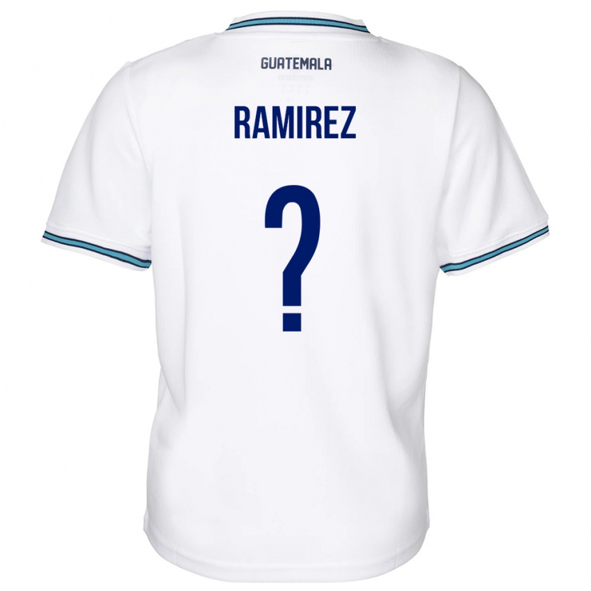 Kvinder Guatemala Nelson Ramirez #0 Hvid Hjemmebane Spillertrøjer 24-26 Trøje T-Shirt