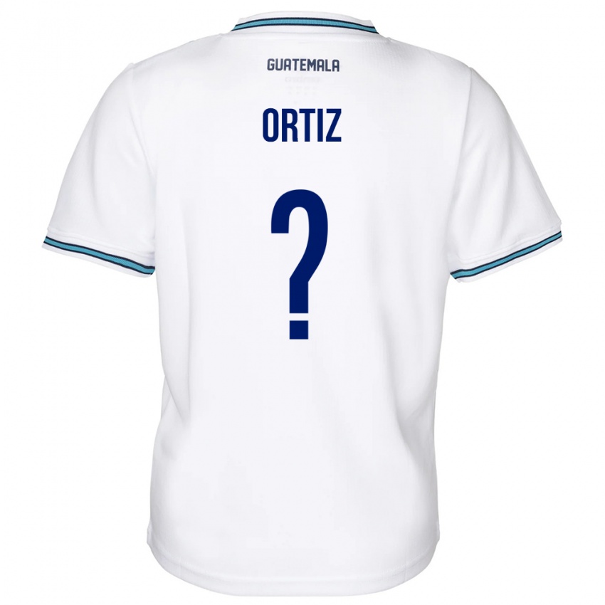Kvinder Guatemala Jenifer Ortiz #0 Hvid Hjemmebane Spillertrøjer 24-26 Trøje T-Shirt