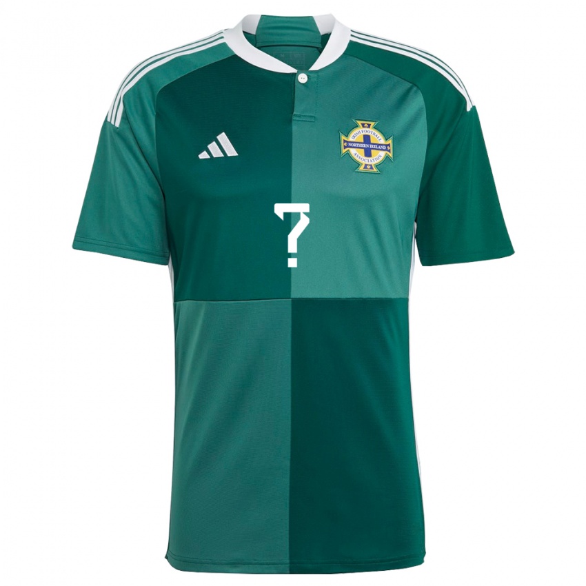 Kvinder Nordirland Matthew Burns #0 Grøn Hjemmebane Spillertrøjer 24-26 Trøje T-Shirt