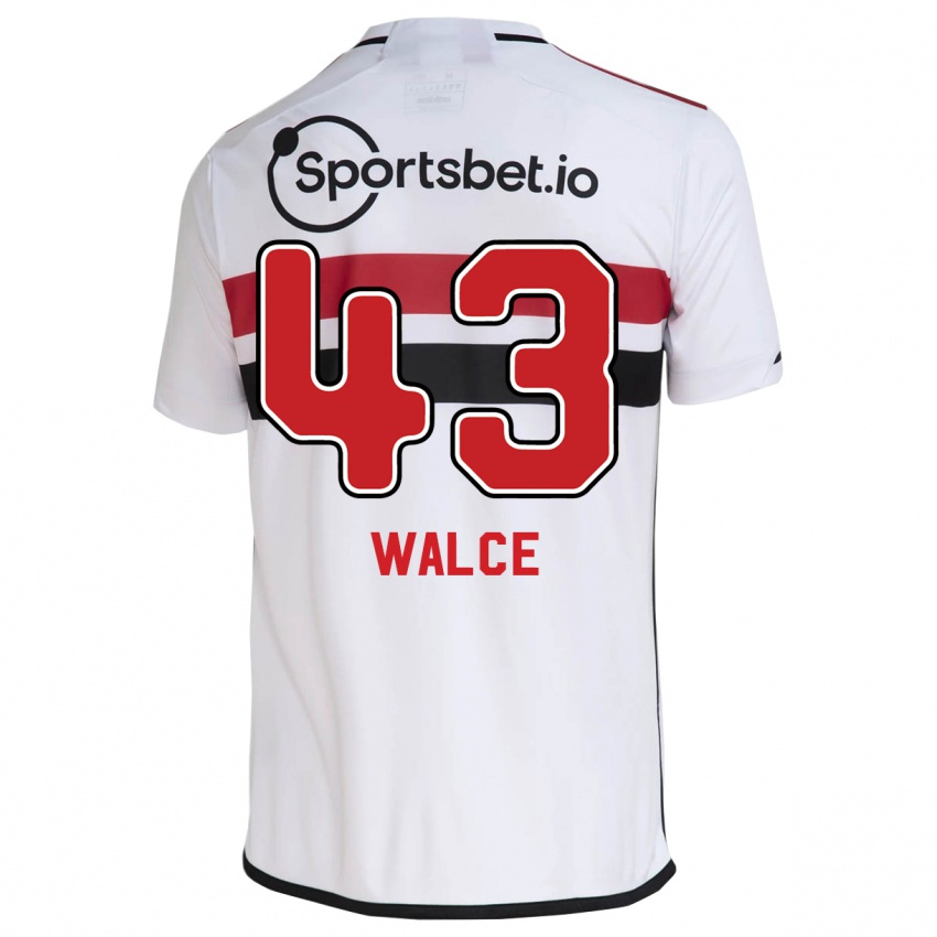 Børn Walce #43 Hvid Hjemmebane Spillertrøjer 2023/24 Trøje T-Shirt