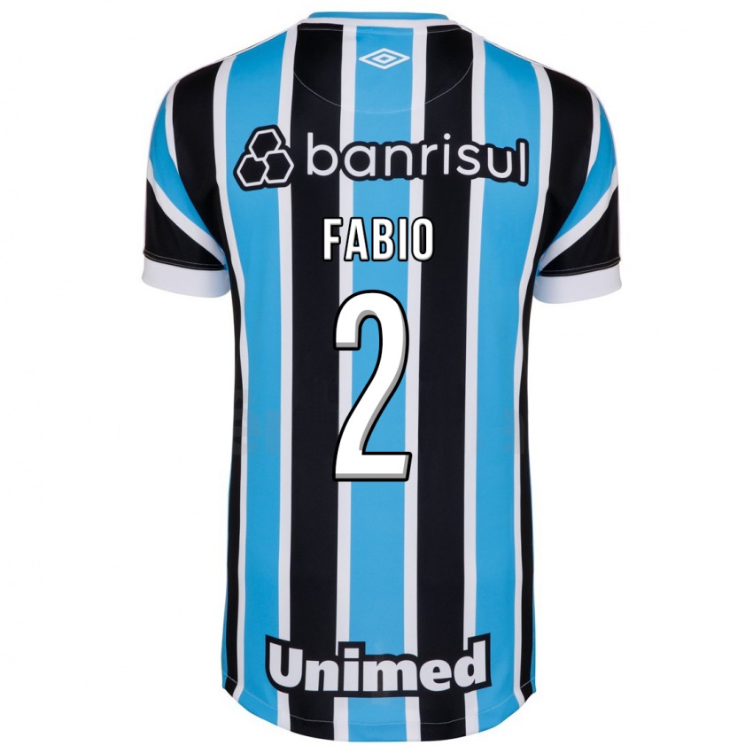 Børn Fábio #2 Blå Hjemmebane Spillertrøjer 2023/24 Trøje T-Shirt