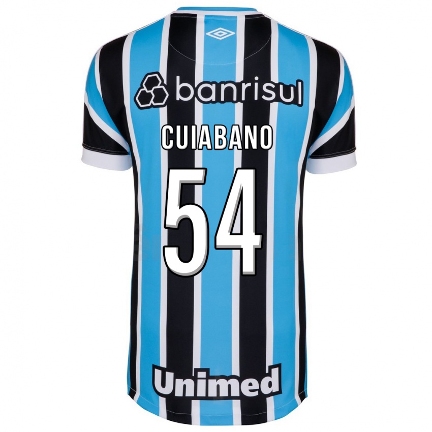 Børn Cuiabano #54 Blå Hjemmebane Spillertrøjer 2023/24 Trøje T-Shirt