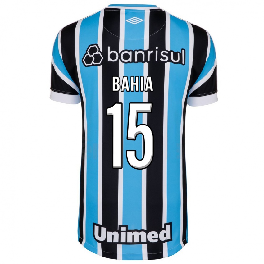 Børn Raíssa Bahia #15 Blå Hjemmebane Spillertrøjer 2023/24 Trøje T-Shirt