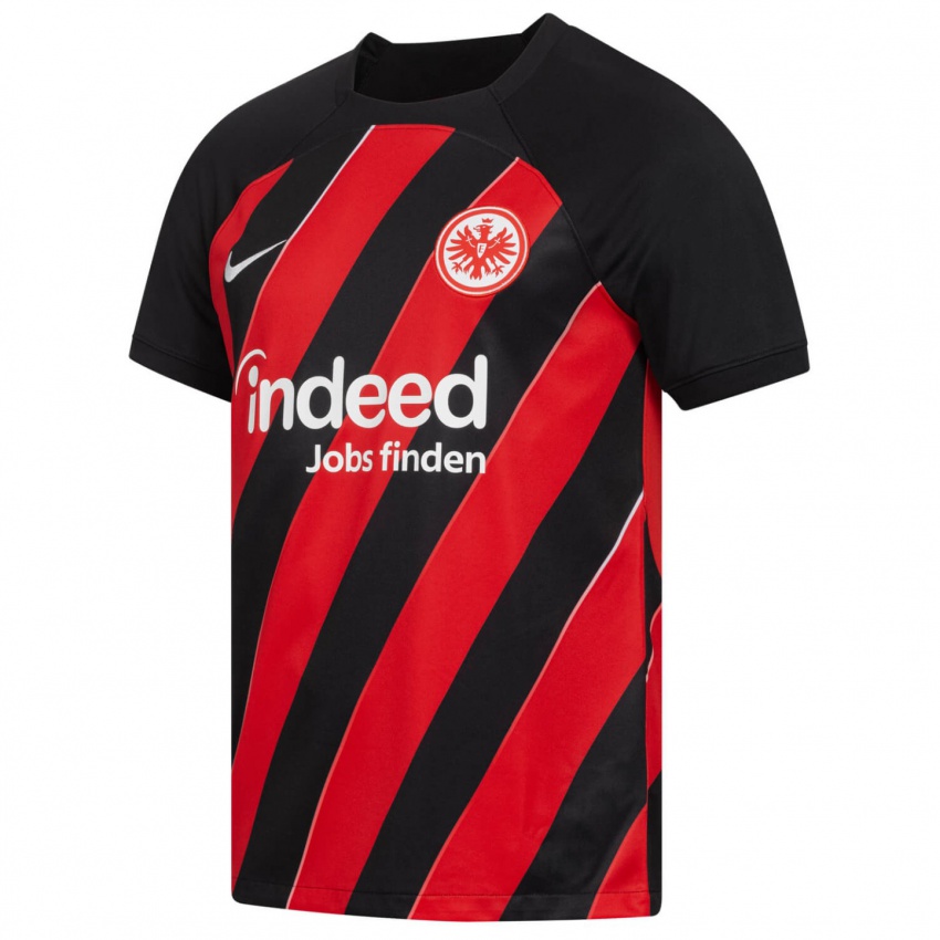 Børn Mark Müller #27 Rød Sort Hjemmebane Spillertrøjer 2023/24 Trøje T-Shirt
