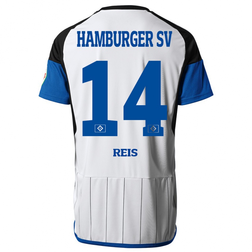 Børn Ludovit Reis #14 Hvid Hjemmebane Spillertrøjer 2023/24 Trøje T-Shirt