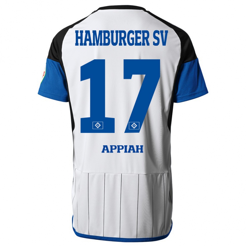 Børn Emmanuel Appiah #17 Hvid Hjemmebane Spillertrøjer 2023/24 Trøje T-Shirt