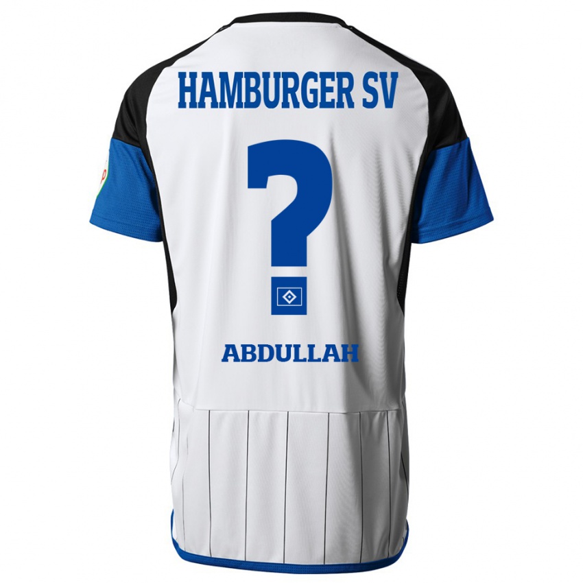 Børn Majeed Salo Abdullah #0 Hvid Hjemmebane Spillertrøjer 2023/24 Trøje T-Shirt
