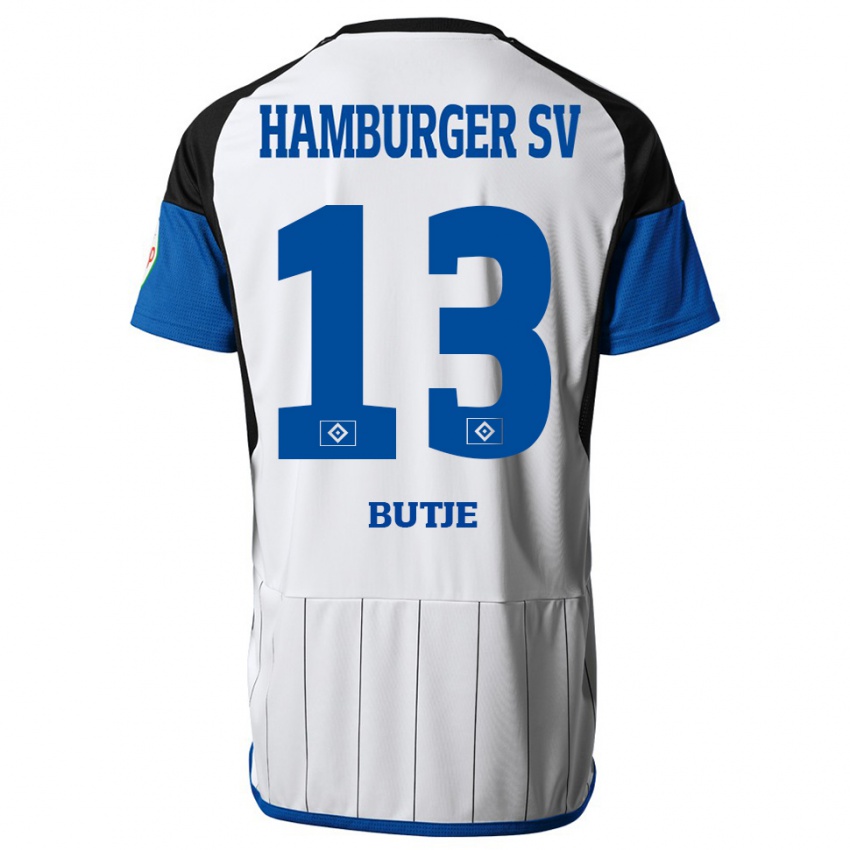 Børn Sophie Bütje #13 Hvid Hjemmebane Spillertrøjer 2023/24 Trøje T-Shirt