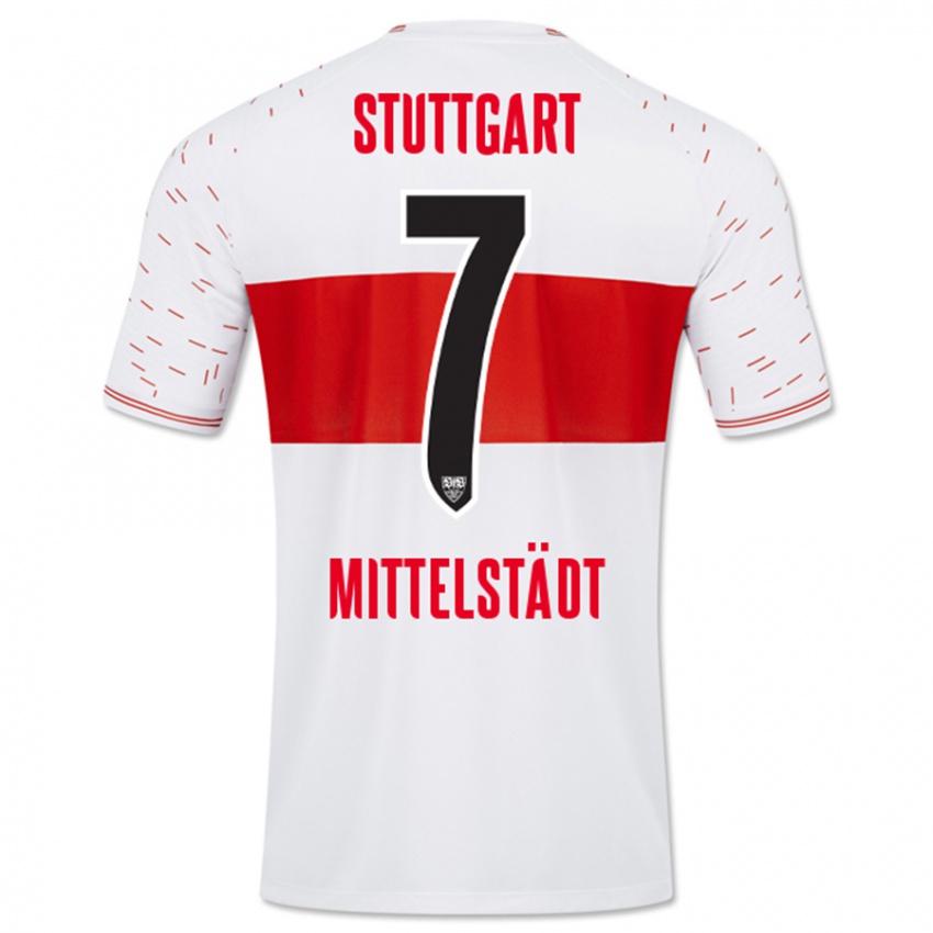 Børn Maximilian Mittelstädt #7 Hvid Hjemmebane Spillertrøjer 2023/24 Trøje T-Shirt