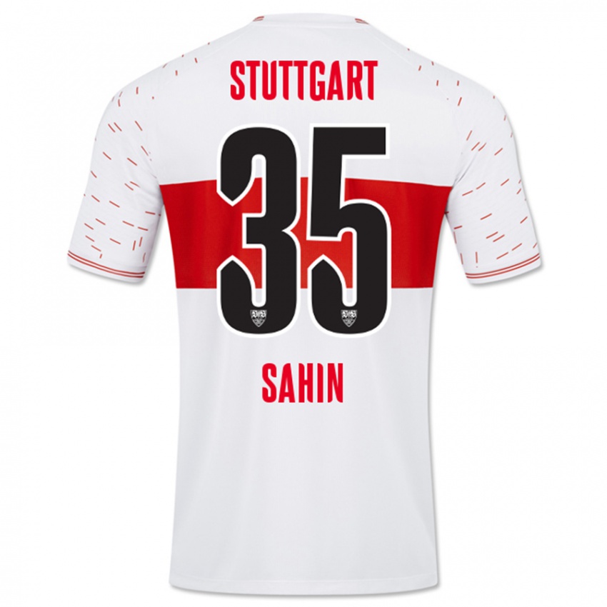 Børn Mehmet Sahin #35 Hvid Hjemmebane Spillertrøjer 2023/24 Trøje T-Shirt