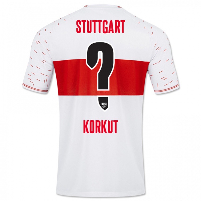 Børn Efe Korkut #0 Hvid Hjemmebane Spillertrøjer 2023/24 Trøje T-Shirt