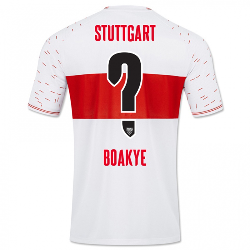 Børn Benjamin Boakye #0 Hvid Hjemmebane Spillertrøjer 2023/24 Trøje T-Shirt