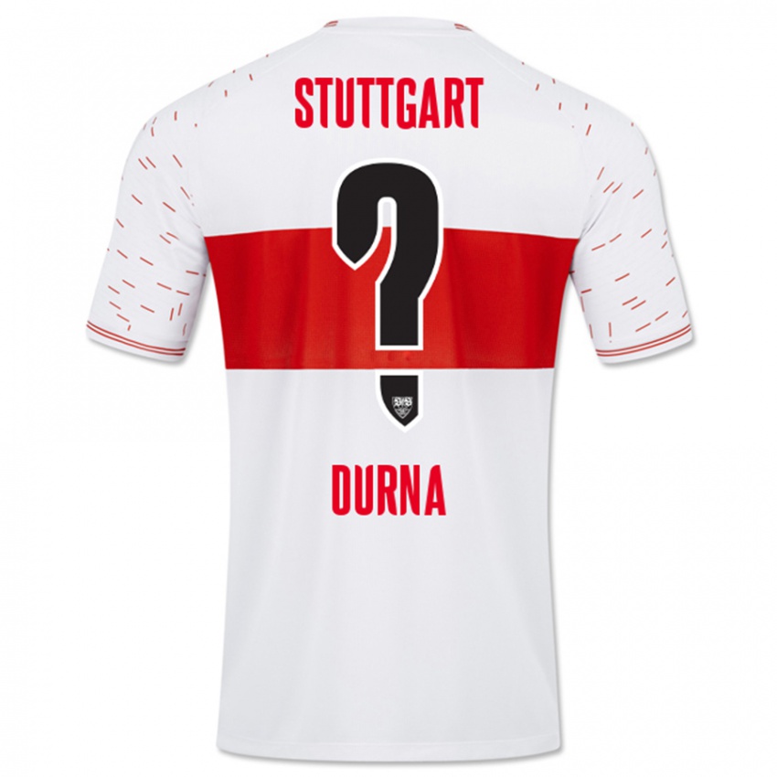 Børn Tuncay Durna #0 Hvid Hjemmebane Spillertrøjer 2023/24 Trøje T-Shirt