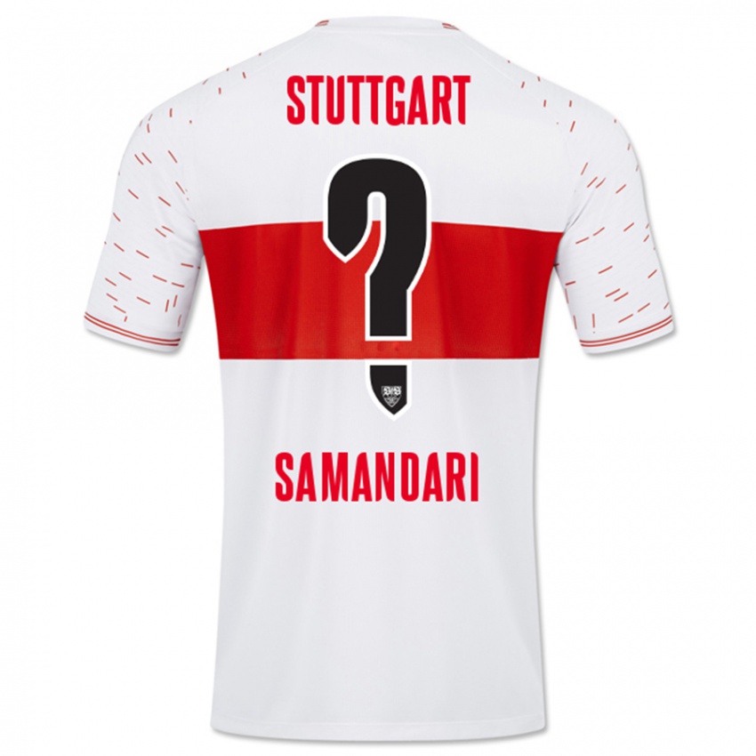 Børn Sohrab Samandari #0 Hvid Hjemmebane Spillertrøjer 2023/24 Trøje T-Shirt