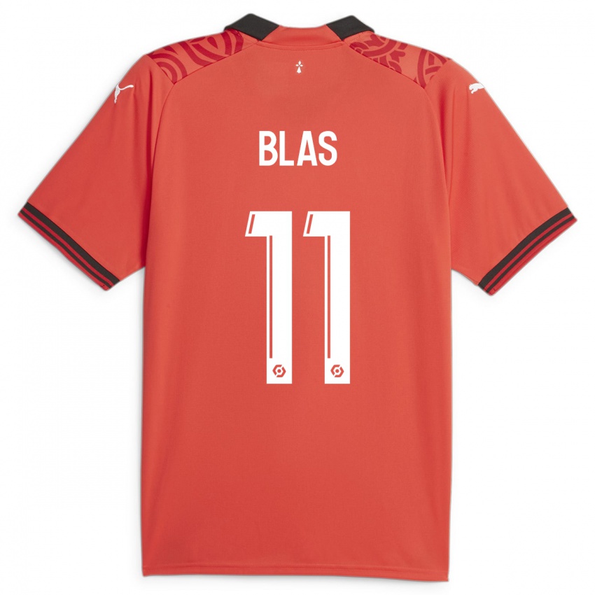 Børn Ludovic Blas #11 Rød Hjemmebane Spillertrøjer 2023/24 Trøje T-Shirt