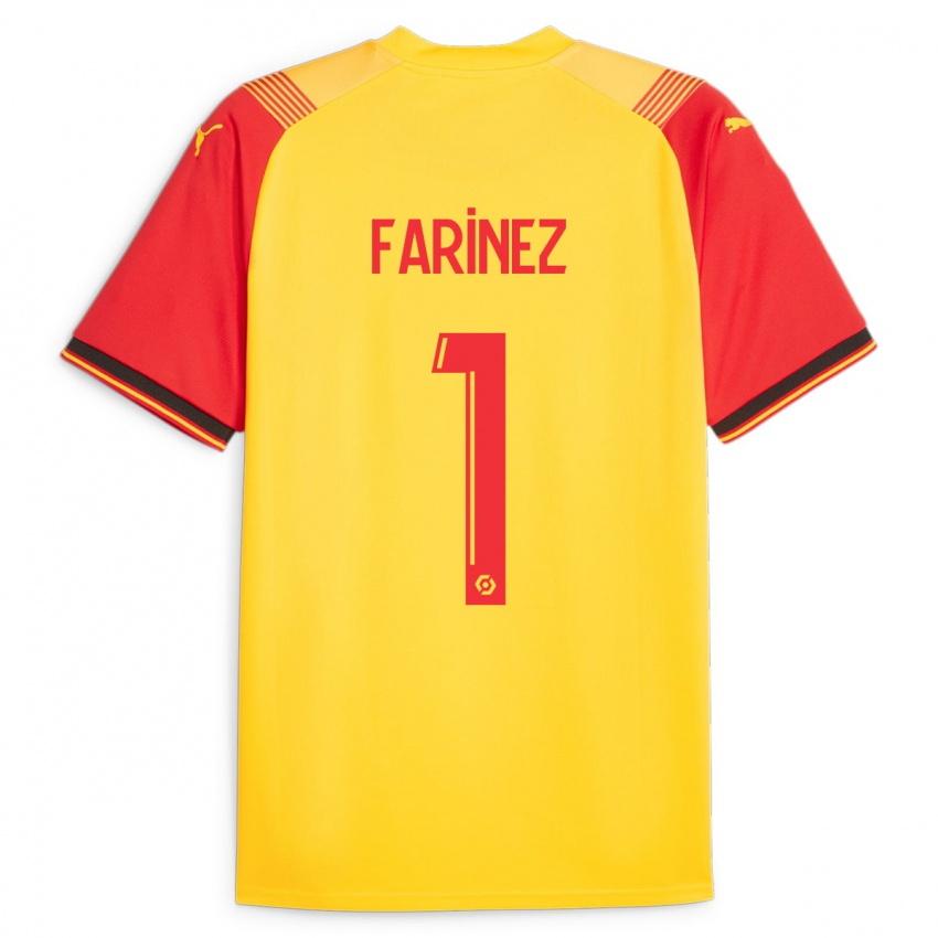 Børn Wuilker Fariñez #1 Gul Hjemmebane Spillertrøjer 2023/24 Trøje T-Shirt