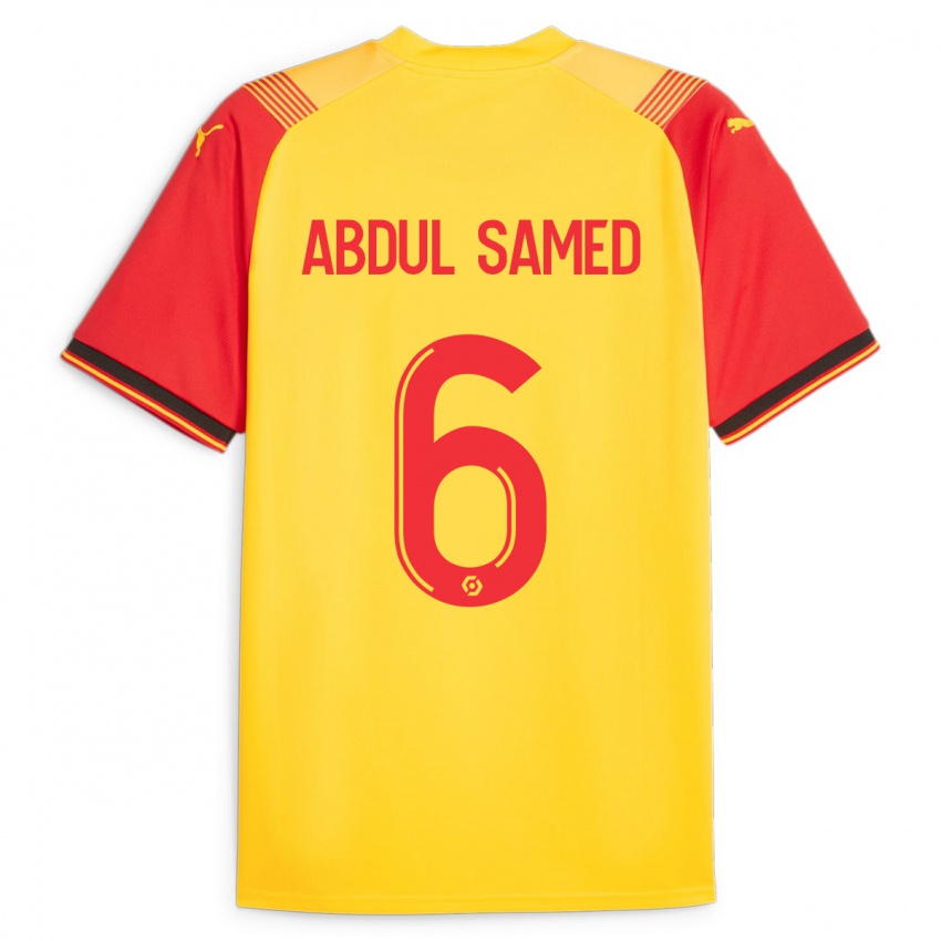 Børn Salis Abdul Samed #6 Gul Hjemmebane Spillertrøjer 2023/24 Trøje T-Shirt
