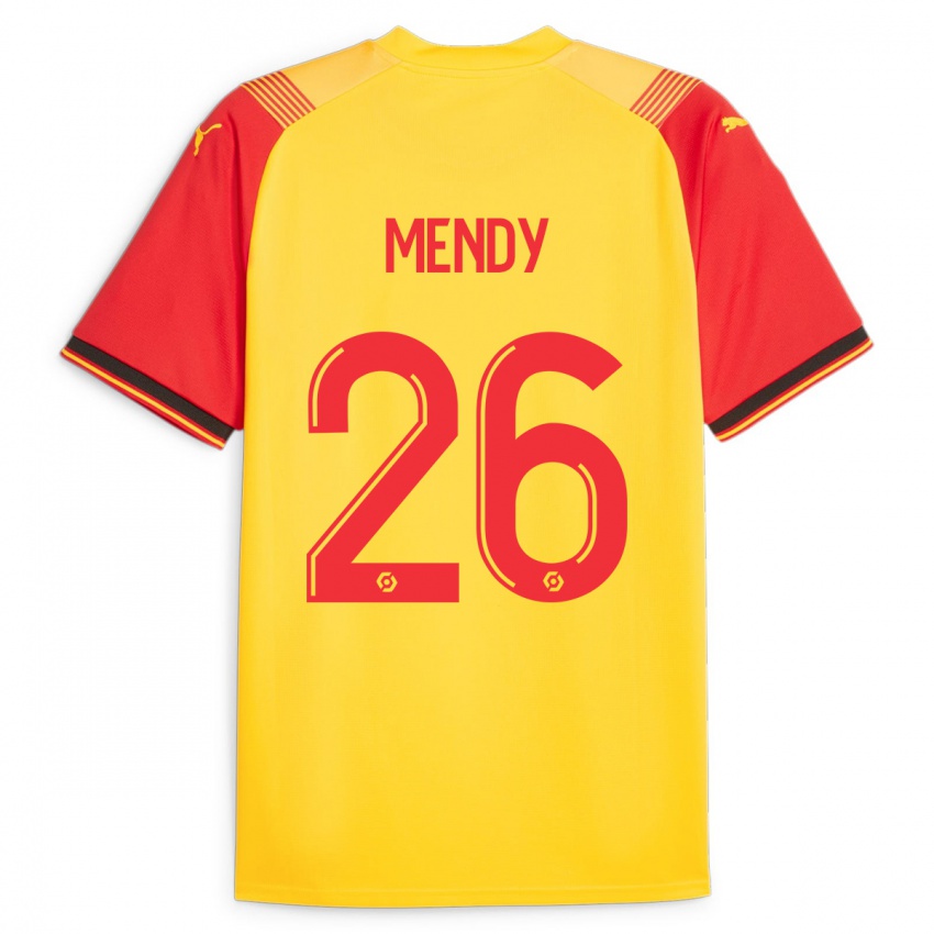 Børn Nampalys Mendy #26 Gul Hjemmebane Spillertrøjer 2023/24 Trøje T-Shirt