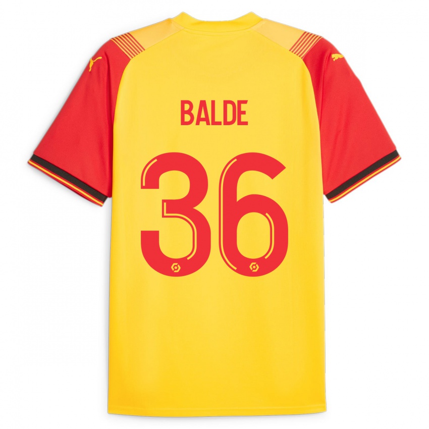 Børn Ibrahima Baldé #36 Gul Hjemmebane Spillertrøjer 2023/24 Trøje T-Shirt