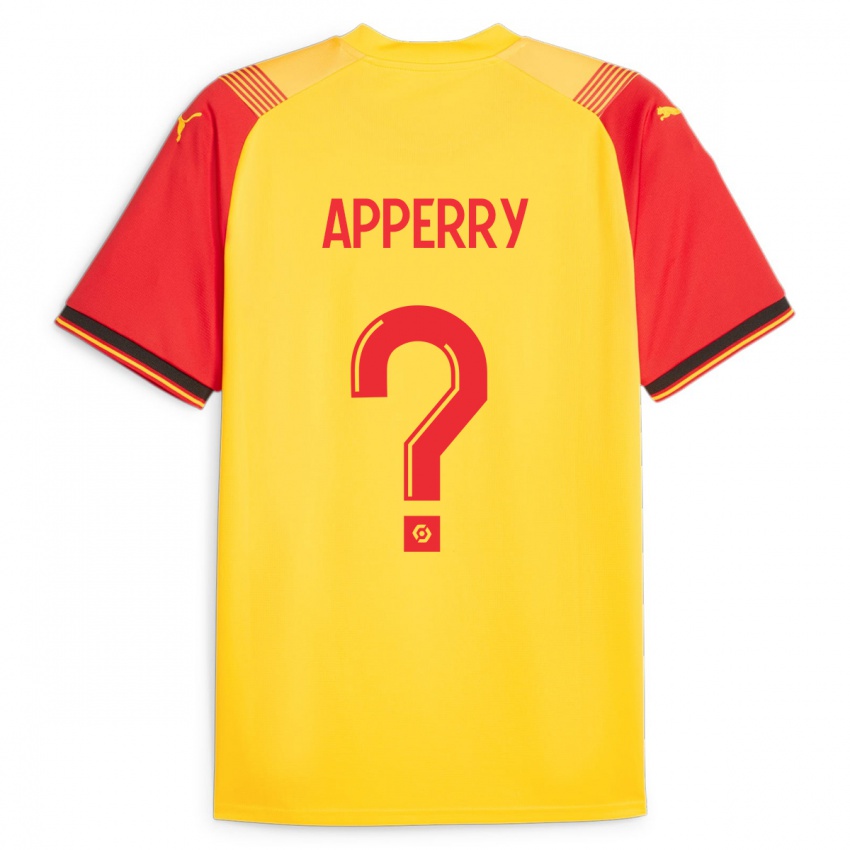 Børn Marceau Apperry #0 Gul Hjemmebane Spillertrøjer 2023/24 Trøje T-Shirt