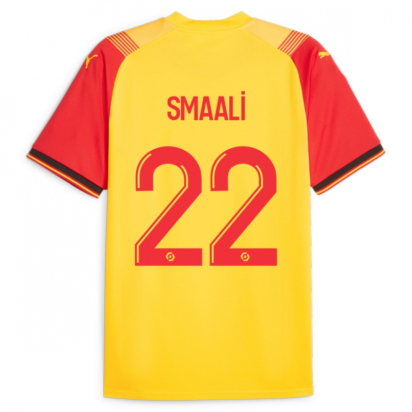 Børn Emma Smaali #22 Gul Hjemmebane Spillertrøjer 2023/24 Trøje T-Shirt