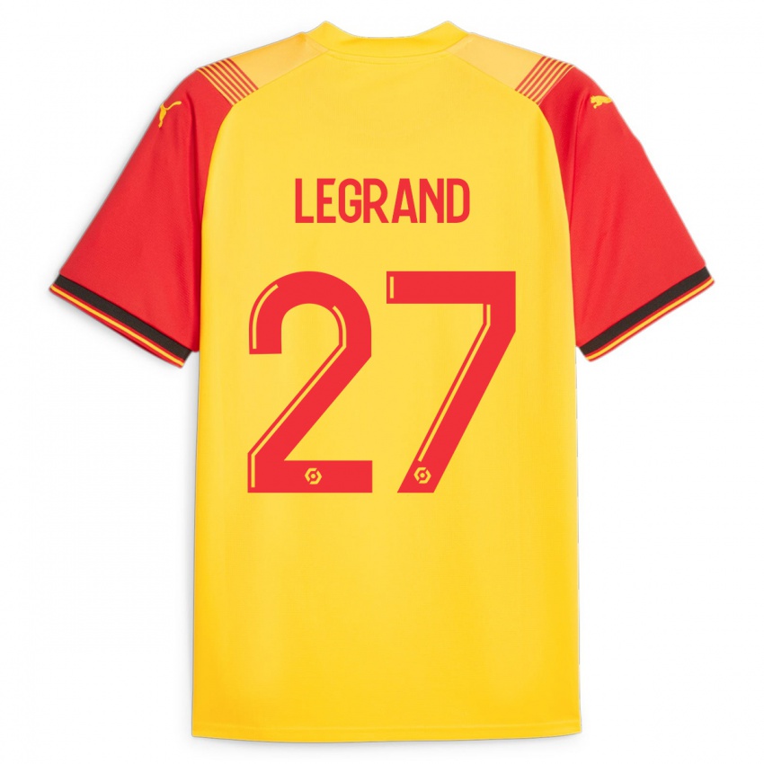 Børn Bérénice Legrand #27 Gul Hjemmebane Spillertrøjer 2023/24 Trøje T-Shirt