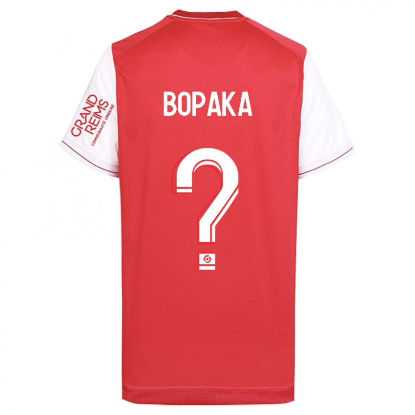 Børn Yohann Bopaka #0 Rød Hjemmebane Spillertrøjer 2023/24 Trøje T-Shirt