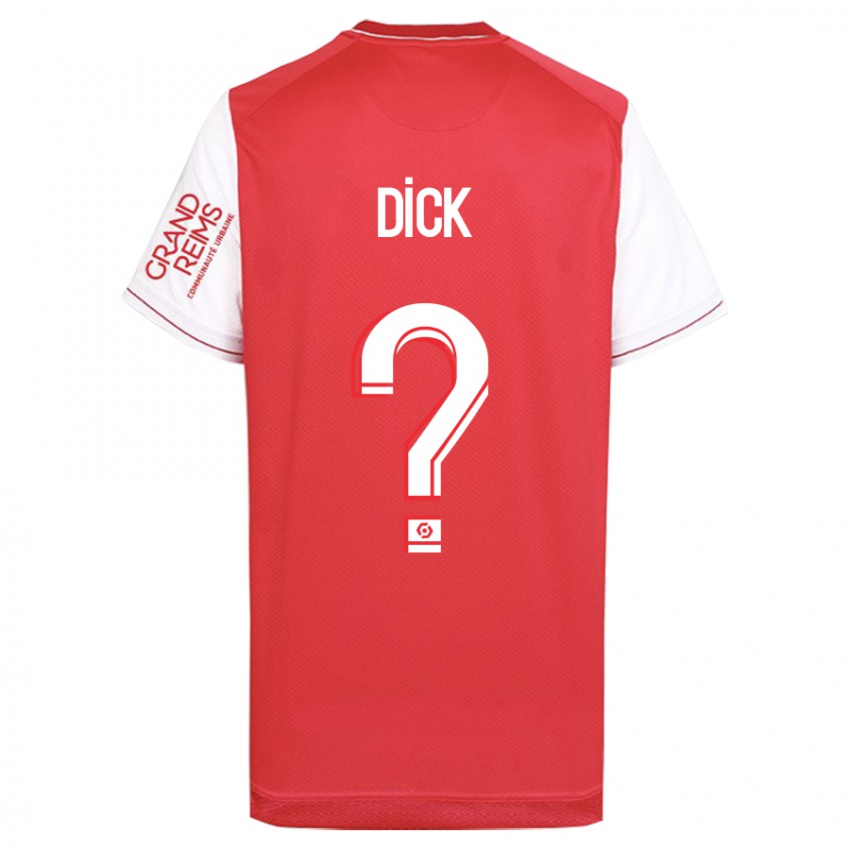 Børn Livingstone Dick #0 Rød Hjemmebane Spillertrøjer 2023/24 Trøje T-Shirt