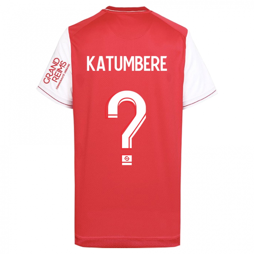 Børn Noah Katumbere #0 Rød Hjemmebane Spillertrøjer 2023/24 Trøje T-Shirt