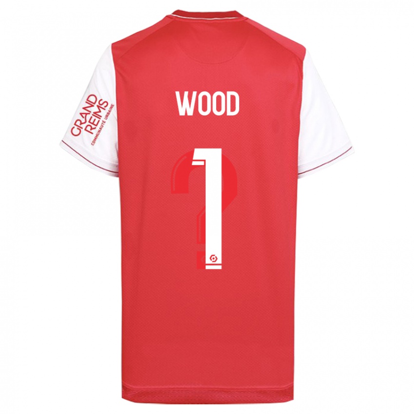 Børn Mackenzie Wood #1 Rød Hjemmebane Spillertrøjer 2023/24 Trøje T-Shirt