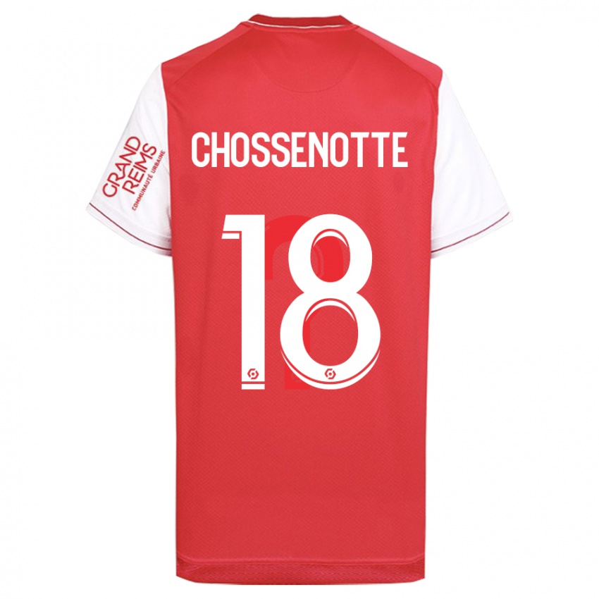 Børn Shana Chossenotte #18 Rød Hjemmebane Spillertrøjer 2023/24 Trøje T-Shirt