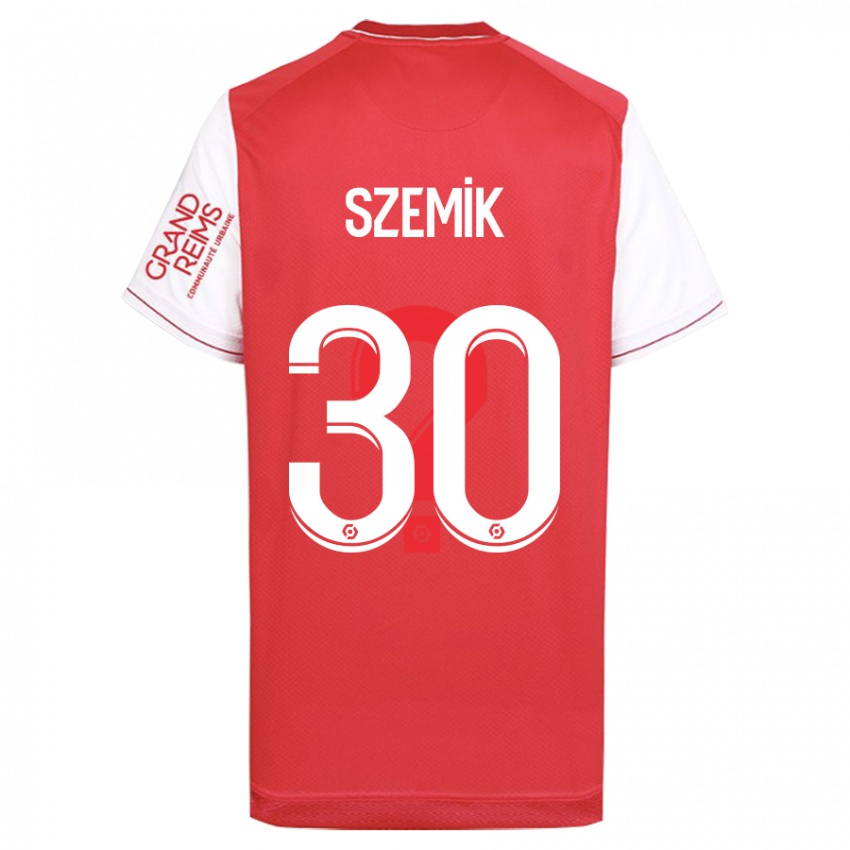 Børn Kinga Szemik #30 Rød Hjemmebane Spillertrøjer 2023/24 Trøje T-Shirt