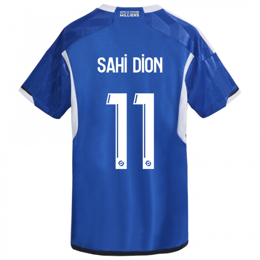 Børn Moïse Sahi Dion #11 Blå Hjemmebane Spillertrøjer 2023/24 Trøje T-Shirt