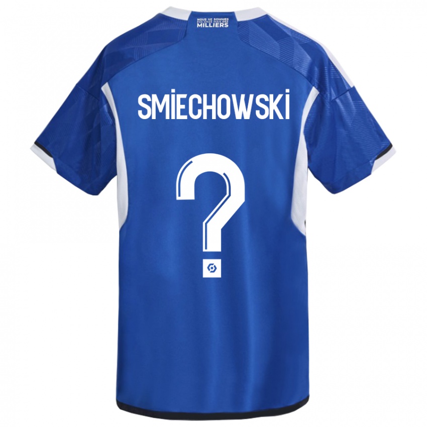 Børn Artur Smiechowski #0 Blå Hjemmebane Spillertrøjer 2023/24 Trøje T-Shirt