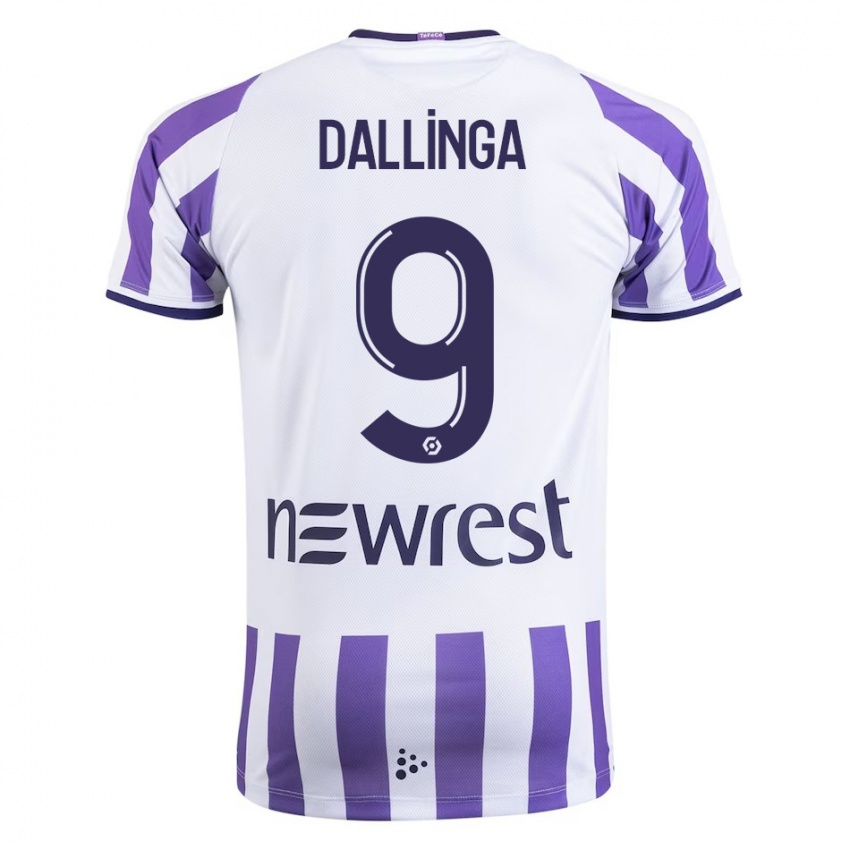 Børn Thijs Dallinga #9 Hvid Hjemmebane Spillertrøjer 2023/24 Trøje T-Shirt