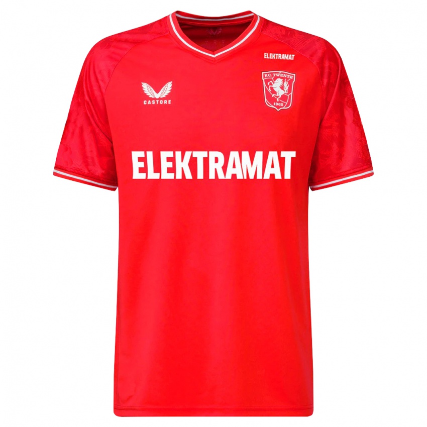 Børn Youri Regeer #8 Rød Hjemmebane Spillertrøjer 2023/24 Trøje T-Shirt