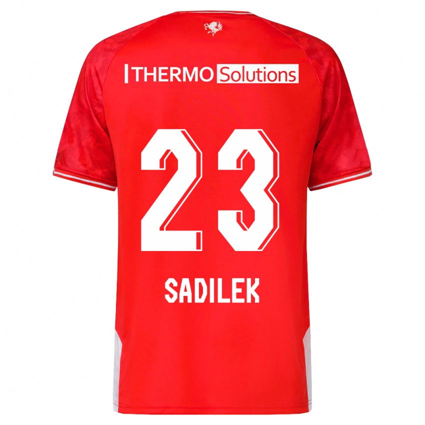 Børn Michal Sadilek #23 Rød Hjemmebane Spillertrøjer 2023/24 Trøje T-Shirt