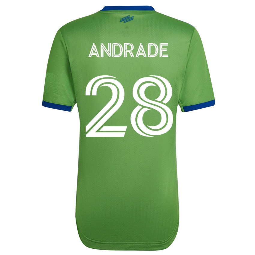 Børn Yeimar Gómez Andrade #28 Grøn Hjemmebane Spillertrøjer 2023/24 Trøje T-Shirt