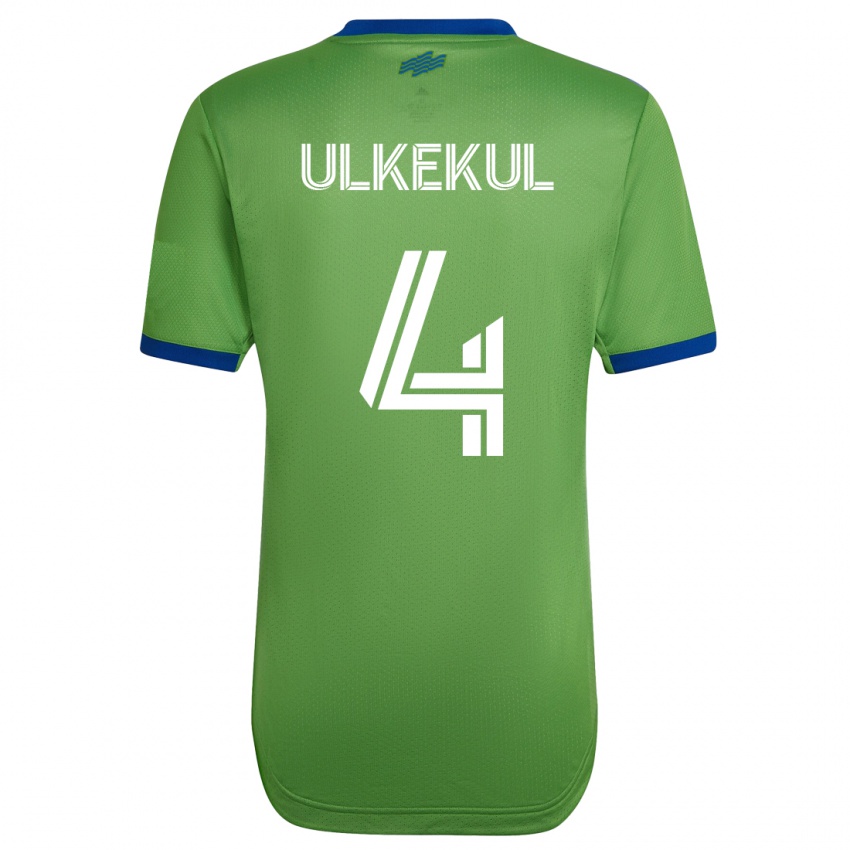 Børn Jodi Ulkekul #4 Grøn Hjemmebane Spillertrøjer 2023/24 Trøje T-Shirt
