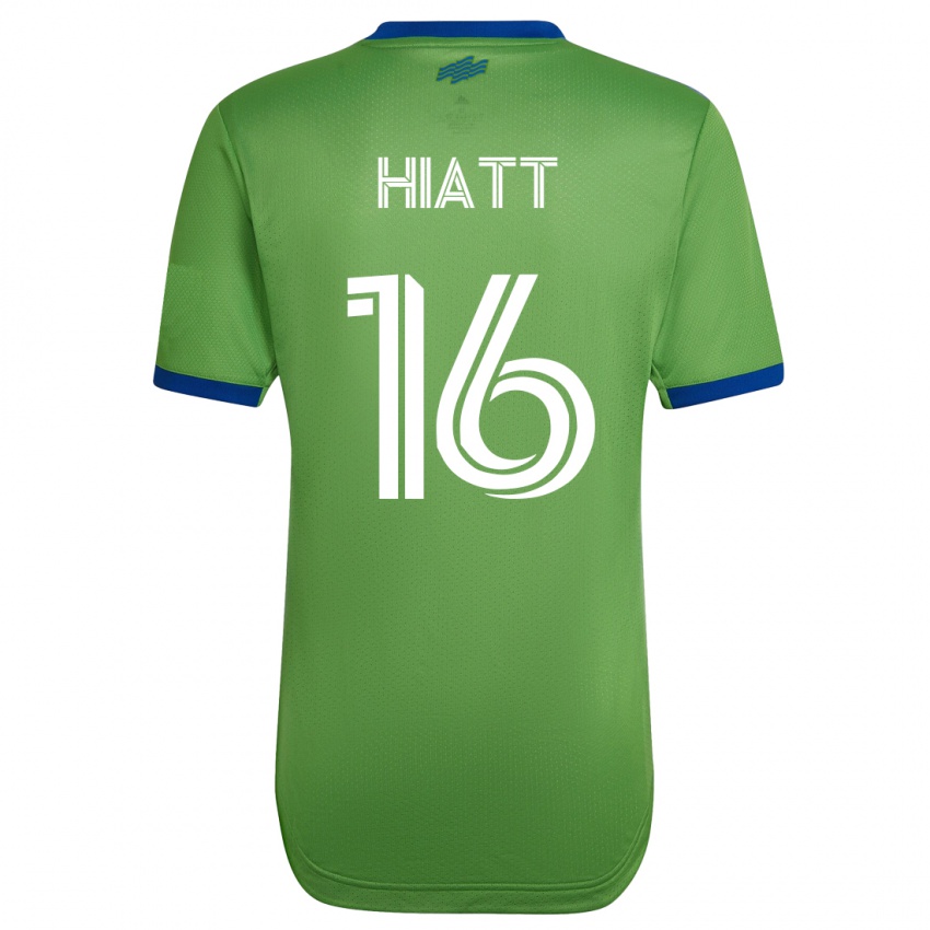 Børn Samantha Hiatt #16 Grøn Hjemmebane Spillertrøjer 2023/24 Trøje T-Shirt