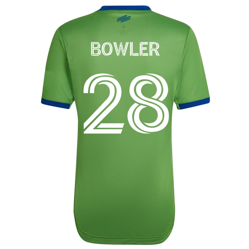 Børn Rachel Bowler #28 Grøn Hjemmebane Spillertrøjer 2023/24 Trøje T-Shirt