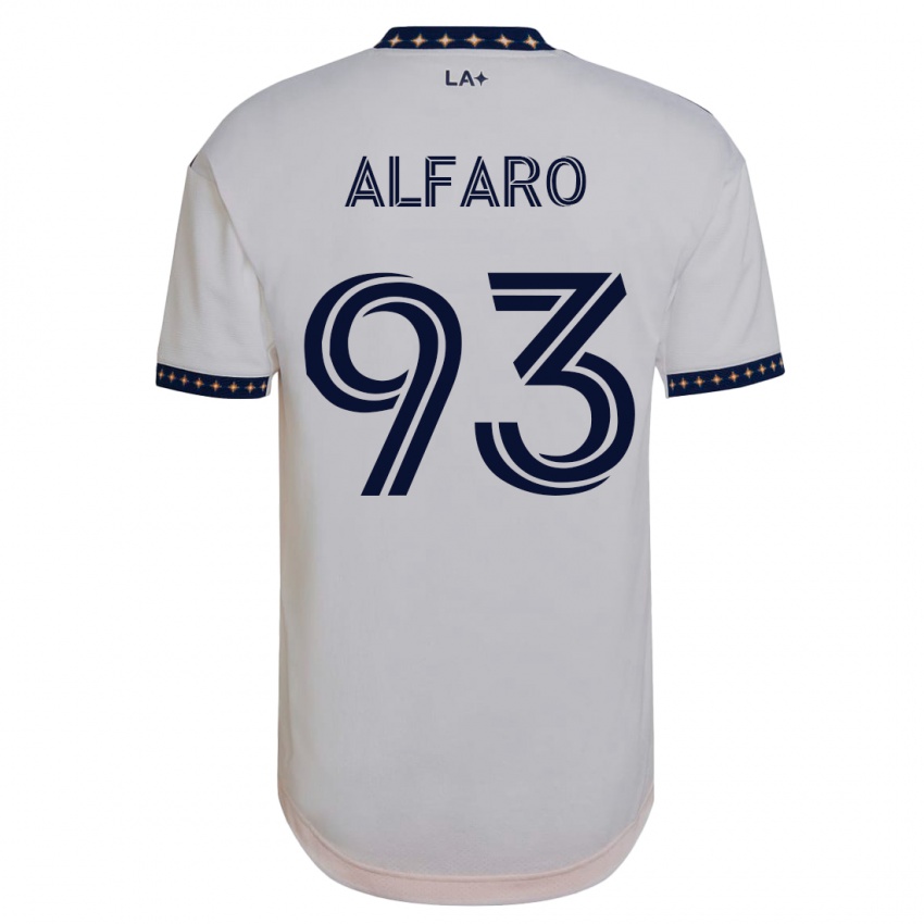 Børn Tony Alfaro #93 Hvid Hjemmebane Spillertrøjer 2023/24 Trøje T-Shirt