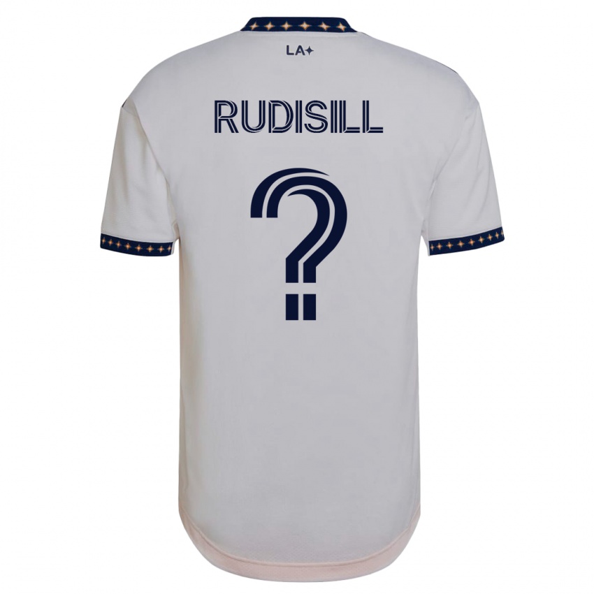 Børn Paulo Rudisill #0 Hvid Hjemmebane Spillertrøjer 2023/24 Trøje T-Shirt